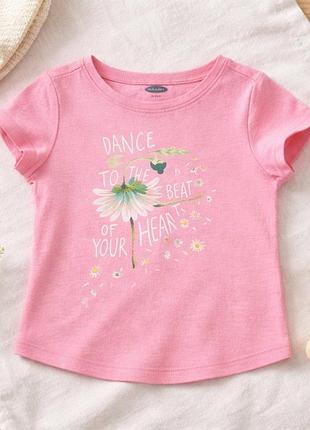 Футболка для дівчинки з малюнком old navy 80см (12-18м)