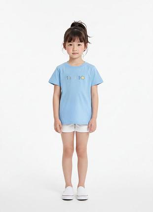 Трикотажная футболка на лето для девочки lupilu 98-104 см (2-4y)