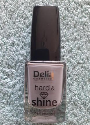 Укрепляющий лак для ногтей hard &amp; shine, от delia cosmetics