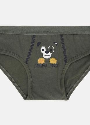 Подростковые трусы-слипы для мальчика brand-x 171156 146-152 см хаки (lv2200004582016)