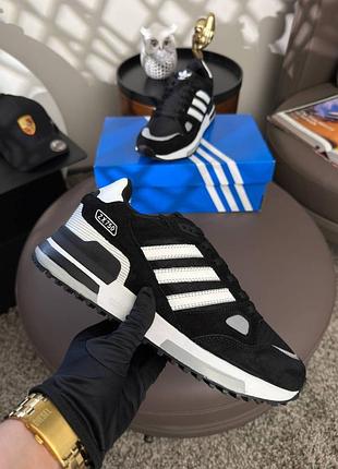 Мужские кроссовки adidas zx 750 new black white
