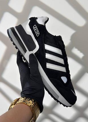 Мужские кроссовки adidas zx 750 new black white
