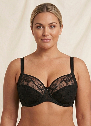 Шикарный черный бюстгальтер бренд fantasie