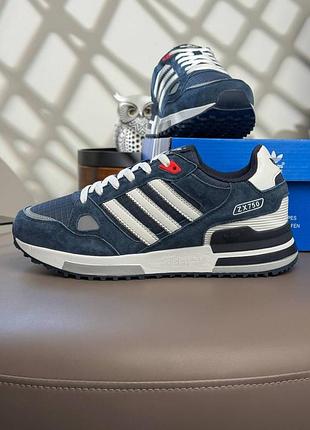 Мужские кроссовки adidas zx 750 new navy white