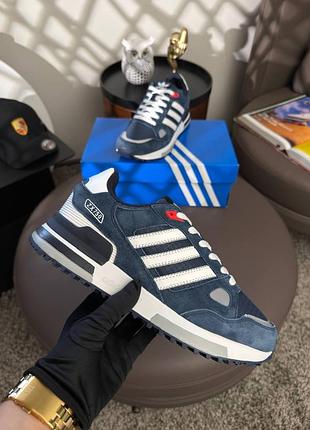 Мужские кроссовки adidas zx 750 new navy white
