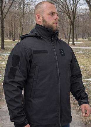 Куртка tactical police softshell black