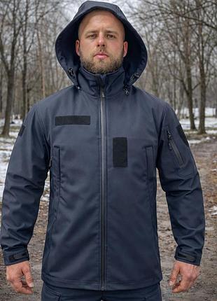 Куртка tactical dsns softshell navy blue