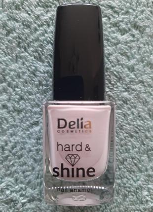 Укрепляющий лак для ногтей hard &amp; shine, от delia cosmetics