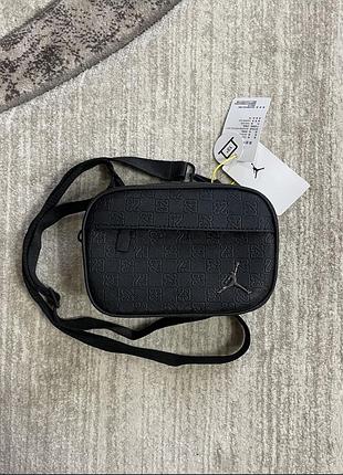 ‼️розпродаж‼️сумка-месенджер унісекс jordan monogram чорна