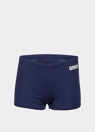 Плавки-боксеры для парней arena boy's team swim short solid темно-синий дит 152см