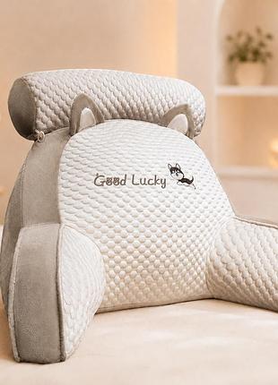 Подушка для дивана pillow-07 / мягкая подушка для чтения / ортопедическая подушка под спину