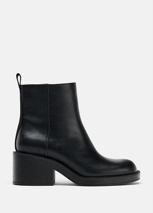Ботинки zara 41 идеальная форма деми