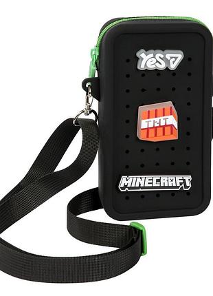 Сумка через плечо силиконовая yes minecraft cbs-1