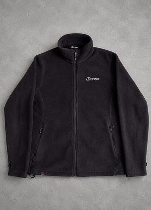 Флісова кофта чоловіча berghaus чорна,розмір l