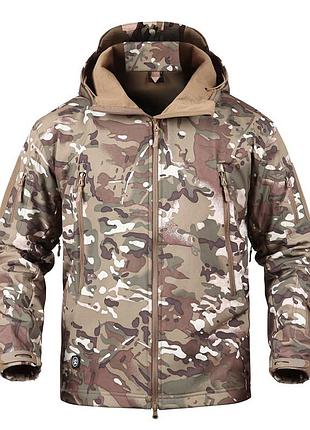 Тактична куртка pave hawk ply-6 camouflage cp 4xl чоловіча військова з каптуром та кишенями ззаду vt_33