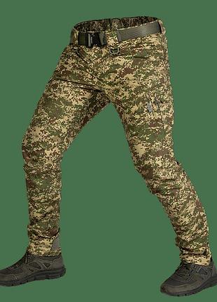 Брюки camotec герц rip-stop teflon тактические для военных с усиленными вставками для удобства движений ve-33