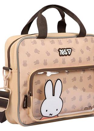 Сумка шкільна а4 формат yes miffy bunny в-1