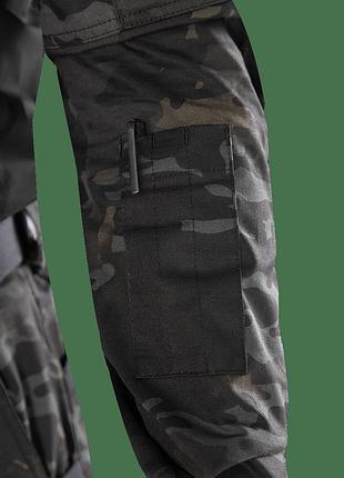 Ve боевая рубашка camotec raid new version черный мультикам тактическая рубашка для армии и военных од n6w_ver 10