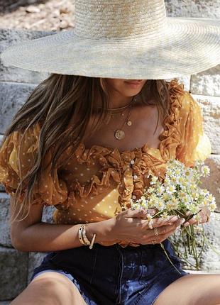 Шифоновий топ блуза sezane