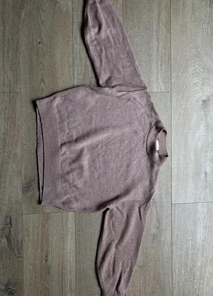 Бежевый свитер h&amp;m 2