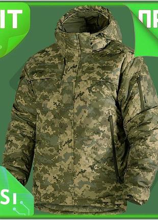 Ve куртка camotec patrol system new version утеплена для военных l пиксельный камуфляж защита от ветра n6w_ver