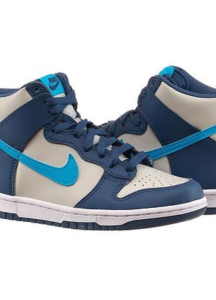 Кросівки жіночі nike dunk high gs grey blue (db2179-006)