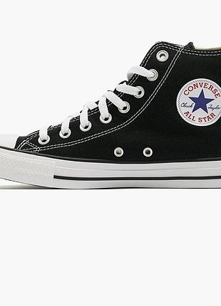 Кеди жіночі converse all star hi black black m9160c 37