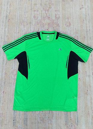 Футболка спортивна чоловіча, великого розміру adidas climacool, 2xl.