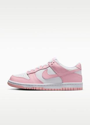 Кросівки жіночі nike dunk low soft pink (gs) (fb9109-125)