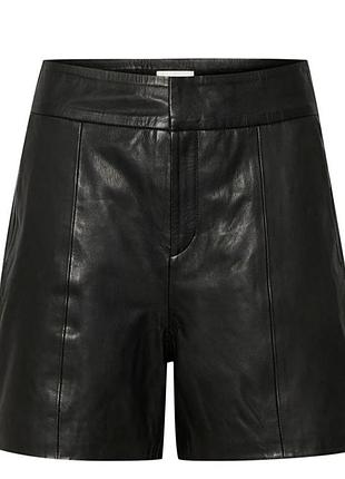 Шикарные шорты из натуральной кожи my essential wardrobe