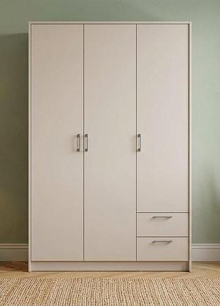 Шкаф для одежды doros ронди кашемир 3 дсп 121х52х195 (80738472) (drs-012185)