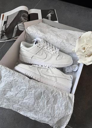 Nike sb dunk low wmns lace pack regal white/найк сб данк лоу регал белые 36 37 38 39 40