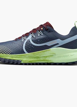 Трейлові кросівки для бігу жіночі nike react pegasus trail 4 'thunder (dj6159-403)