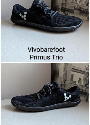 Кроссовки vivobarefoot primus trio (наш 42) мужские оригинал натур. кожа/замша черные