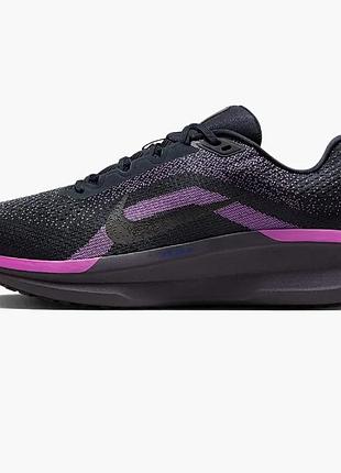 Кросівки чоловічі nike air winflo 11 se black/violet hq7975-400