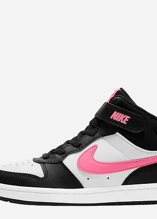 Кросівки жіночі nike court borough mid 2 (gs) cd7782-005