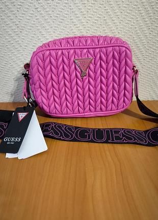 Guess оригінальна рожева сумка крос-боді