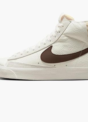 Кеди чоловічі nike blazer mid 77 beige fd0805-100
