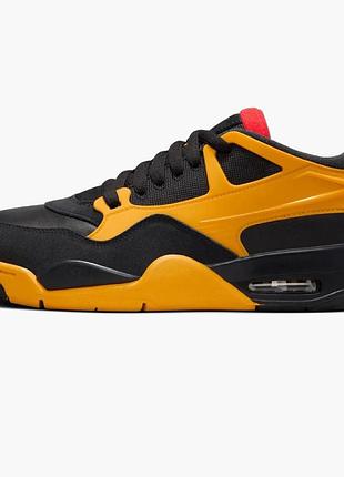 Кросівки чоловічі jordan 4 rm orange/black (fq7939-007)