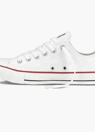 Кеди чоловічі converse all star ox optical white m7652c
