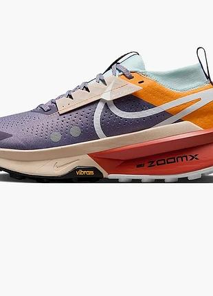Кросівки жіночі nike zegama 2 trail running shoes violet/orange fd5191-502
