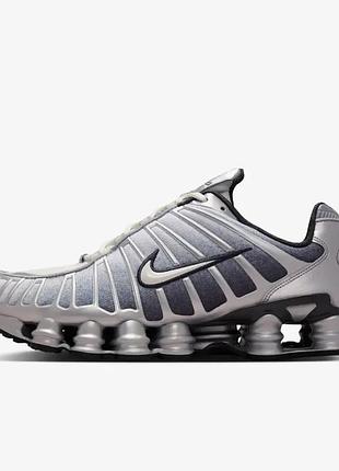 Чоловічі кросівки nike shox tl print metallic silver ih4466-095