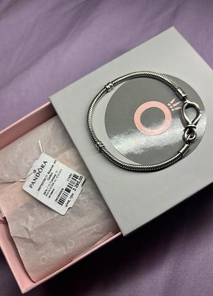 Браслет вузол нескінченності срібло  pandora