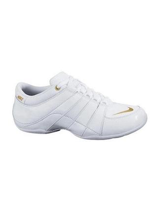 Кроссовки женские nike musique v белые с золотыми логотипами
