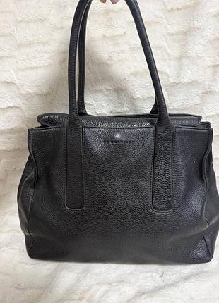 Преміальна шкіряна сумка-тоут coccinelle key grain leather bag 🇮🇹🖤