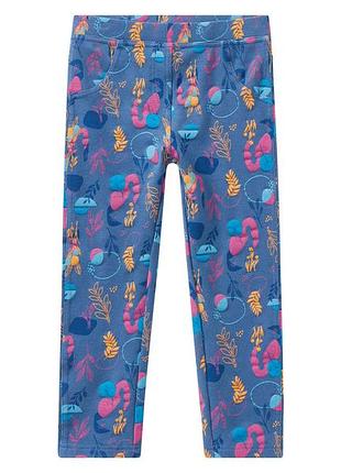 Джеггинсы skinny двунитка для девочки disney frozen 387282-1 098-104 см (2-4 years) синий