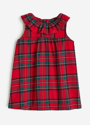 Сукня без рукавів для дівчинки h&m 1164786-003 074 см (6-9 months) червоний