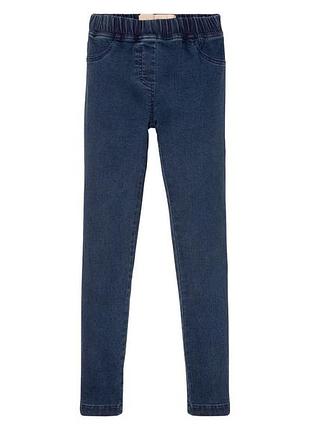 Джеггинсы skinny на резинке для девочки pepperts lycra® 328239_377507 122 см (6-7 years) темно-синий