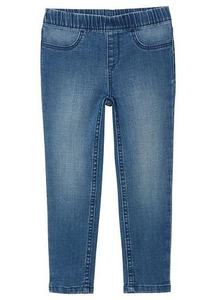 Джеггинсы skinny на резинке с карманами для девочки lupilu lycra® 451198 122-128 см (6-8 years) синий