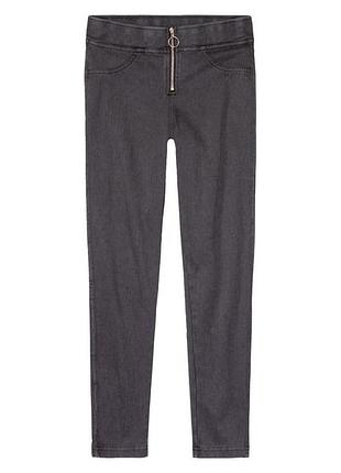 Джеггинсы skinny на резинке для девочки pepperts lycra® 372804 140 см (9-10 years) графитовый